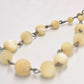 Vintage Quartz Beaded Bracelet – 22cm – Costume Jewellery