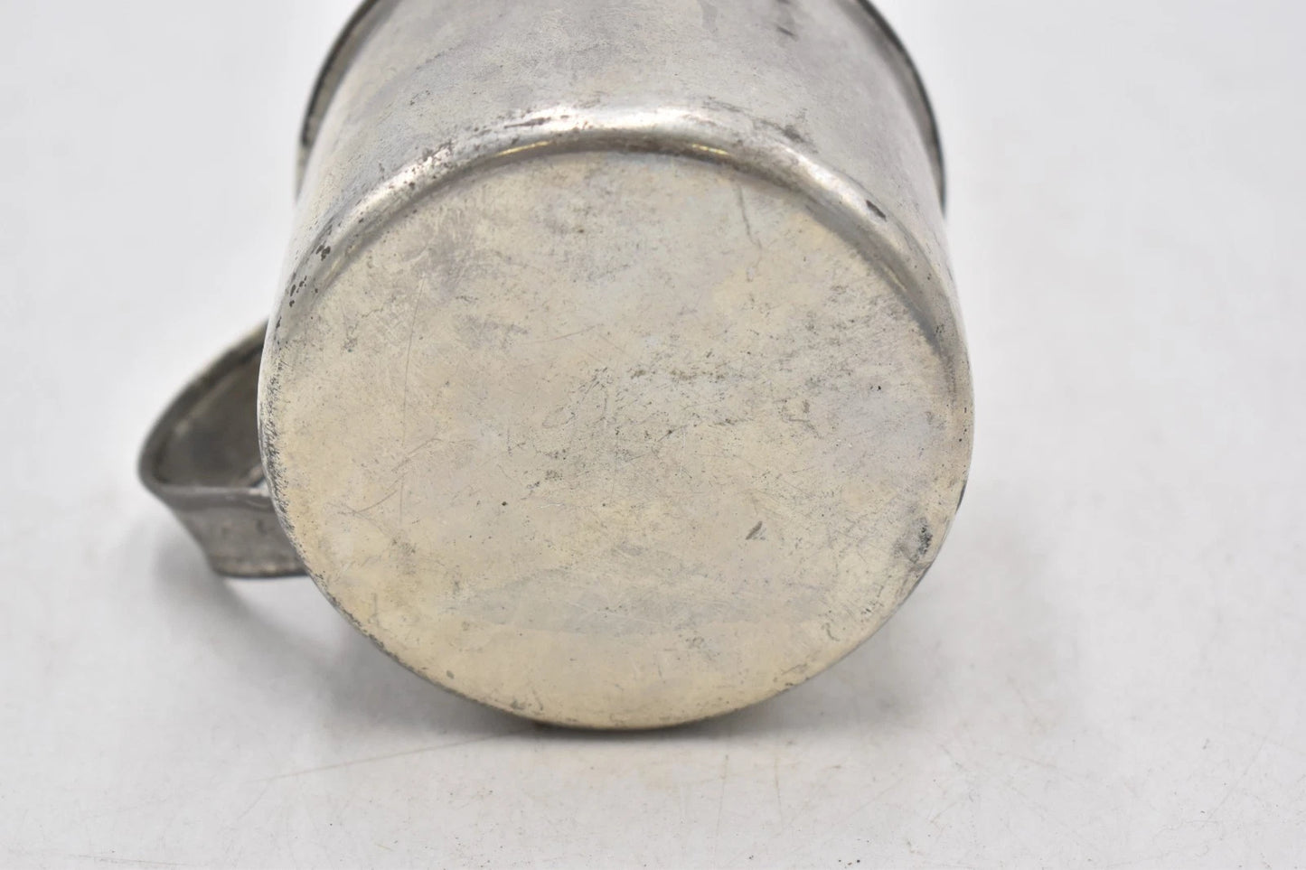 British Army WI Metal Mug Broad Arrow Stamp Military Surplus