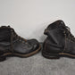 Vintage Norwegian Military Brown Leather Combat Boots – UK Size 6