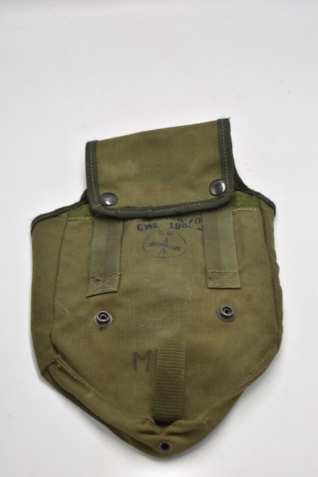 British Army Trials PLCE Entrenching Tool Carrier Pouch – Olive Green 1985