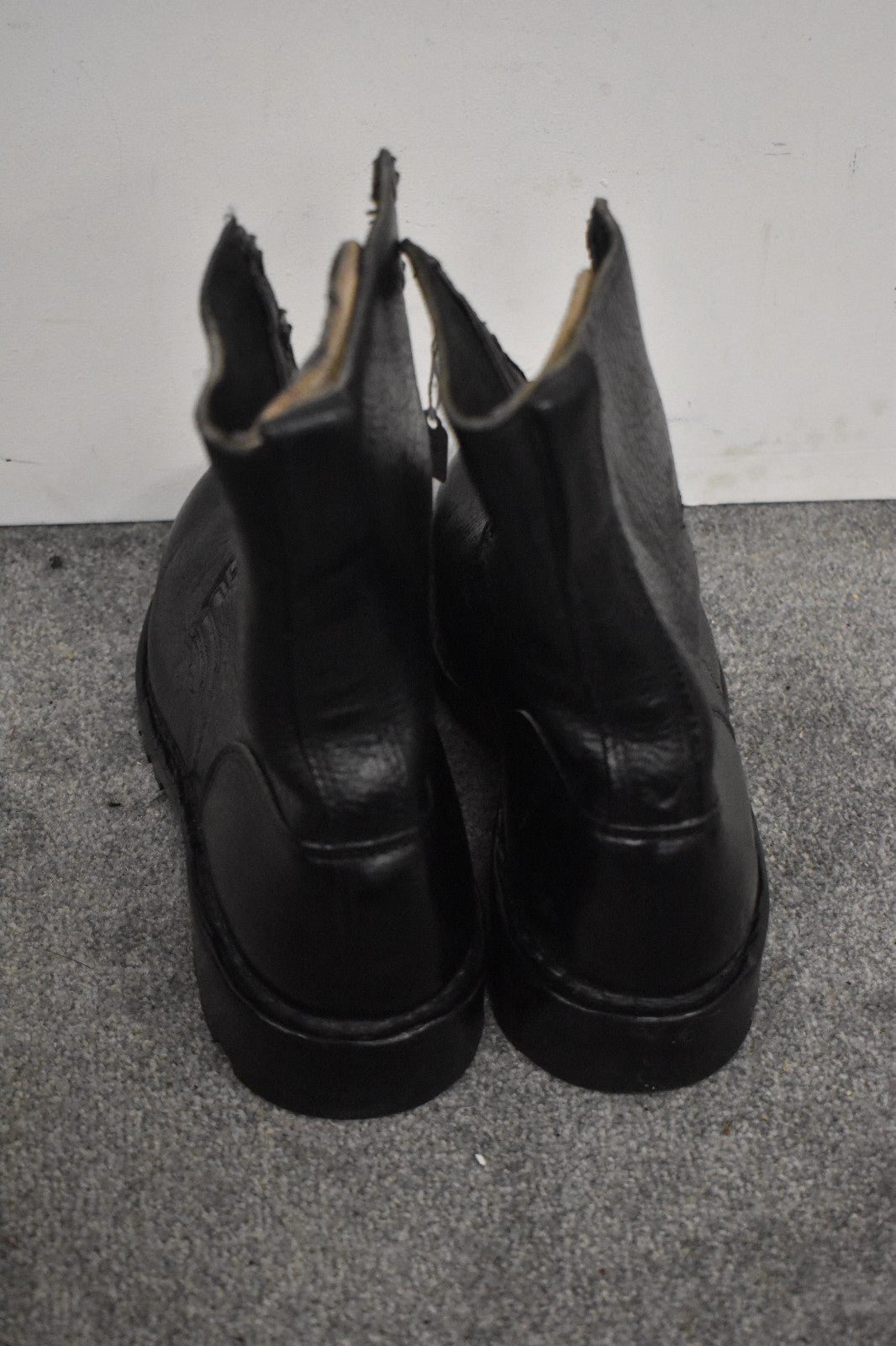 German Army Metzeler Black Leather Combat Boots – UK Size 8.5 (265)