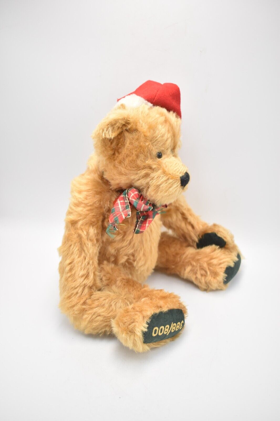 Hermann Christmas Teddy Bear – Limited Edition Retired – Mohair, Fully Jointed