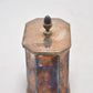 Antique Mappin & Webb Silver Plated Octagonal Tea Caddy – 12.5cm
