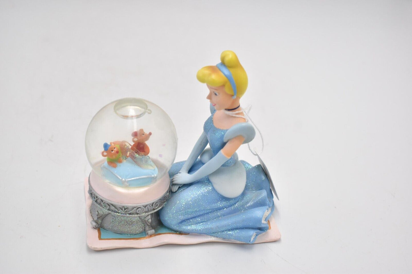 Disney Princess Cinderella Gus & Jaq Mouse Snow Globe