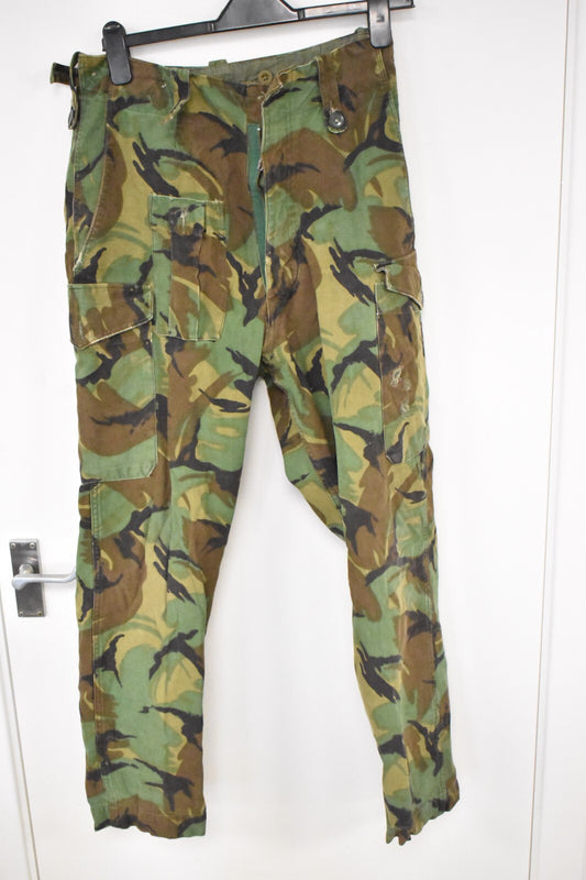 British Army Early 68 Pattern Tropical Jungle DPM Combat Trousers – W30" L29"