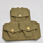 British Army WWII 37 Pattern Triple Ammunition Pouch – Lee Enfield, Dated 1943