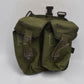 British Army Olive Green PLCE Right Hand Double Ammunition Pouch