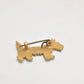 Vintage White Scottie Dog Pin Badge/Brooch