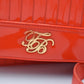 Ted Baker Red Patent Crossbody Handbag – Glossy Ladies Bag with Adjustable Strap