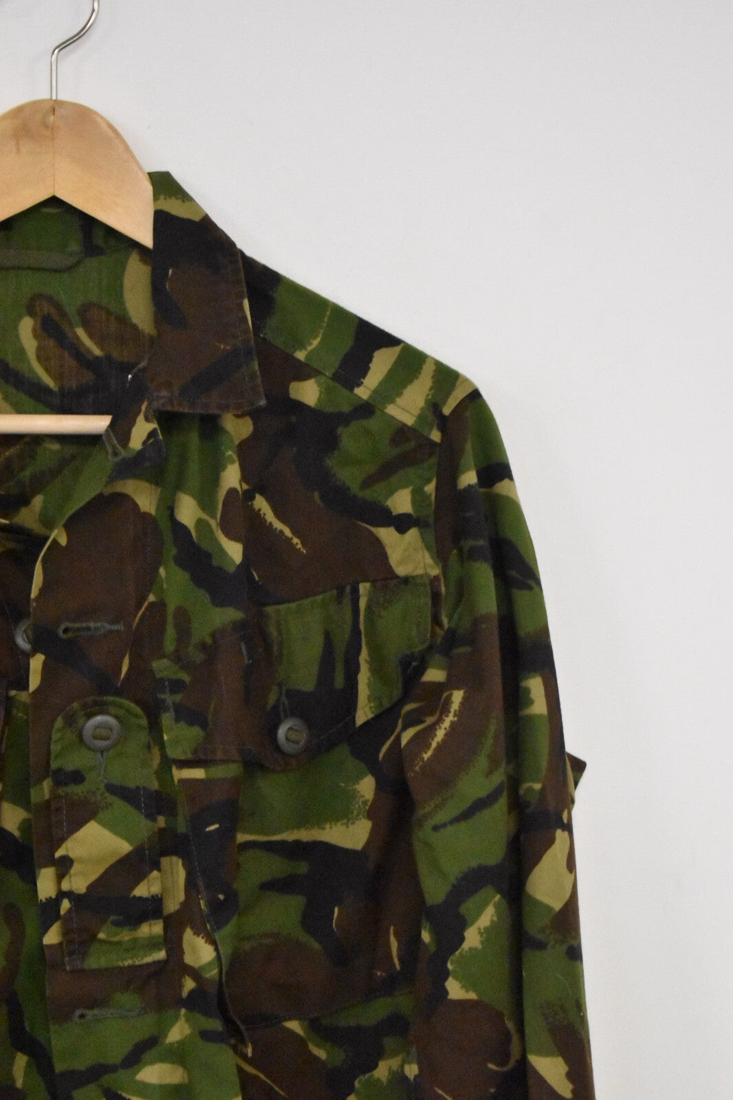 British Army Woodland DPM Combat Lightweight Jacket/Shirt – Size 170/88