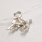 Vintage Poodle Dog Brooch – Silver Tone Marcasite – Elegant Women’s Jewellery