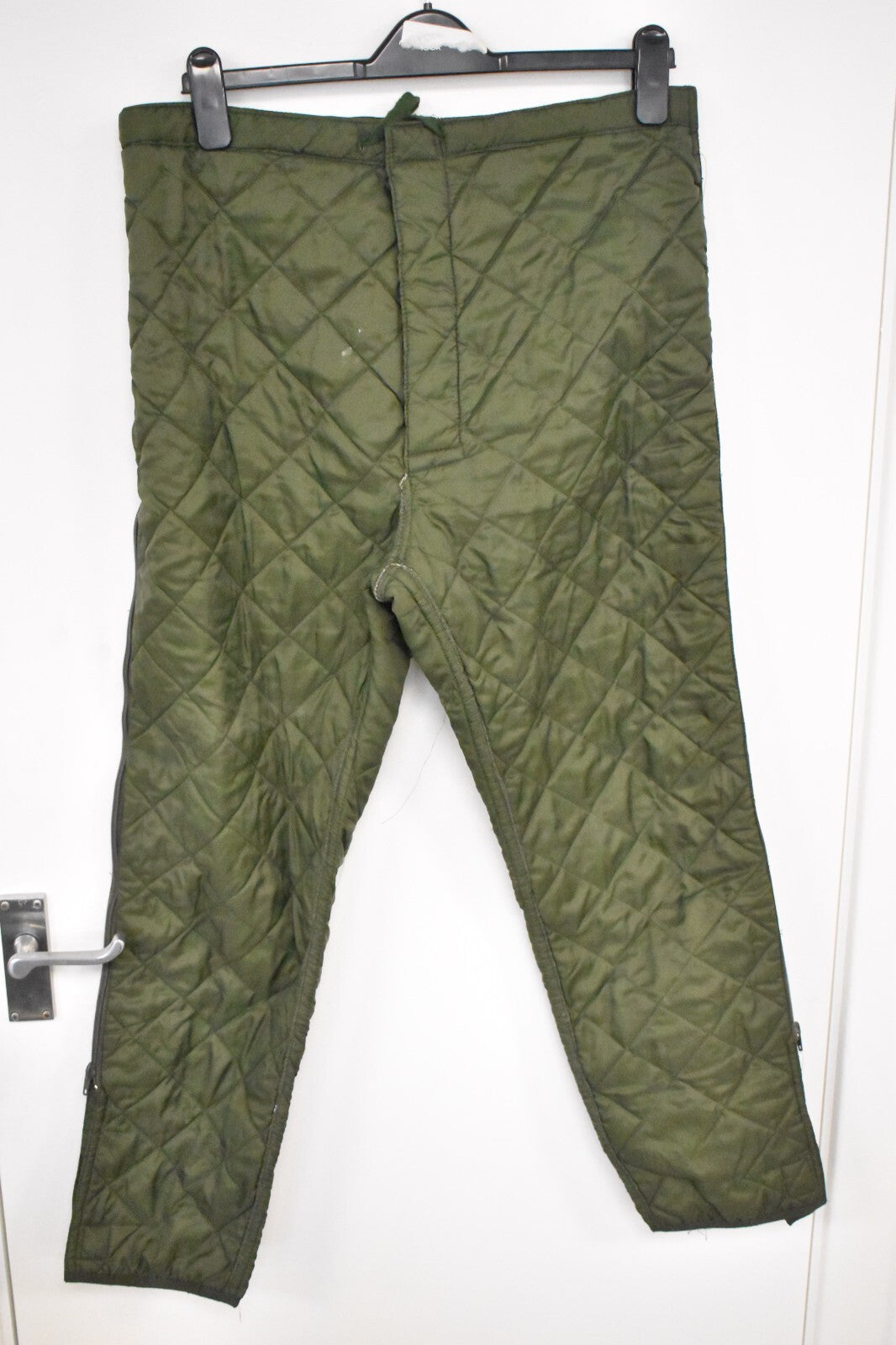 British Army ECW Extreme Cold Weather Thermal Liner Trousers Olive Green W34"