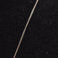 Vintage Silver Metal Filigree Flower Pendant Necklace – 62cm