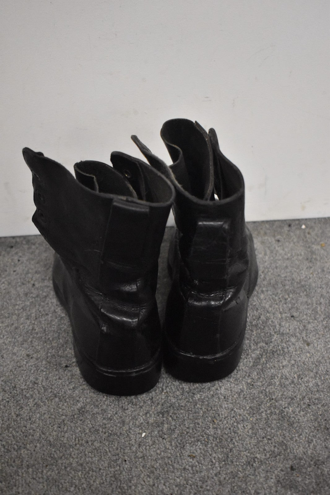 British Army DMS High Leg Leather Combat Boots – UK Size 4.5