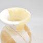 Vintage Onyx Marble Bud Vase – Hand Carved Decorative – 20cm