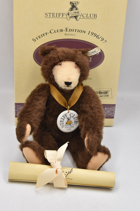 Steiff Dicky Brown Bear 1935 Club Edition 1996 Limited Edition 420078 – 32cm