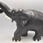 Antique Vintage Black Wood Ebony Decorative Elephant Statue Figurine – 4.7KG