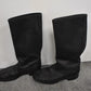WWII-Type Soviet Red Army Kirzachi Artificial Leather Boots – UK Size 6.5