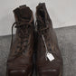 Vintage 1975 Swedish Army Tretorn Varnamo Brown Leather Combat Boots – UK Size 7