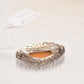 Vintage Celtic Oval Baltic Amber Brooch – Silver-Coloured Setting