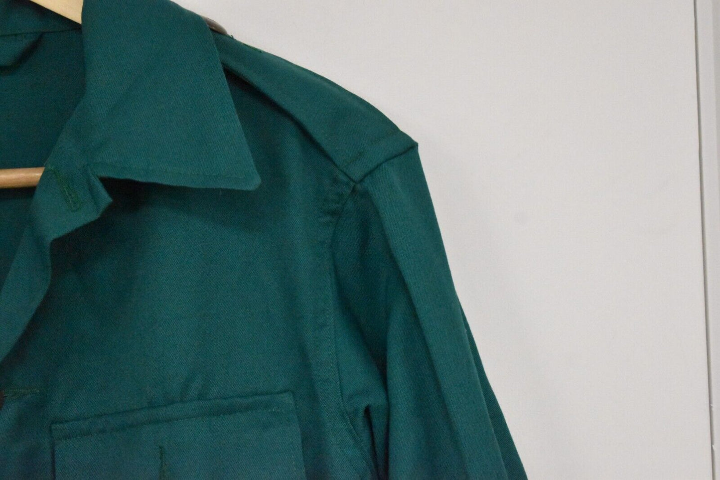 Austrian Army Field Shirt Khaki Green Military Uniform Heereseigentum 42" Chest
