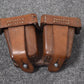 WWII German Army K98 Brown Leather Ammunition Pouch – Early War Luftwaffe