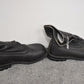 Swedish Army 1970s Black Leather Combat Boots – UK Size 8