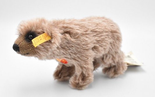 Steiff Grizzly Mohair Teddy Bear 031229 Retired Collectible Tagged