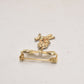 Vintage Gold Tone Poodle Dog Brooch – 4cm – Women's Costume Jewellery