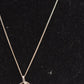 Vintage 925 Sterling Silver and Blue Topaz Pendant Necklace – 42cm