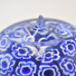 Vintage Italian Millefiori Blue Apple Paperweight – Studio Art Glass Decorative