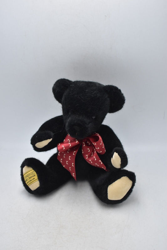 Merrythought Black 2000 Teddy Bear – Retired – Fully Jointed – 25cm