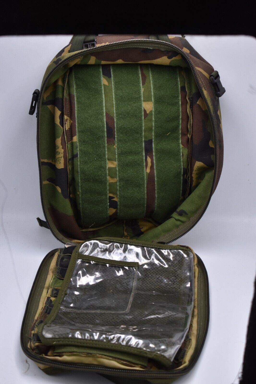 British Army DPM Woodland Medical Rucksack Side Pouch First Aider Trauma PLCE