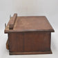 Antique Mahogany Stationery Drawer Desktop / Wall Mount Organiser Brass Handle