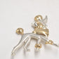 Vintage Disney Georgette Oliver & Company Co Poodle Dog Brooch