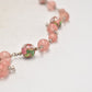 Vintage Cloisonné & Cherry Quartz Beaded Pendant Necklace – SR China