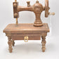 Vintage Wooden Toy Sewing Machine Display Piece 24.5cm Lovely