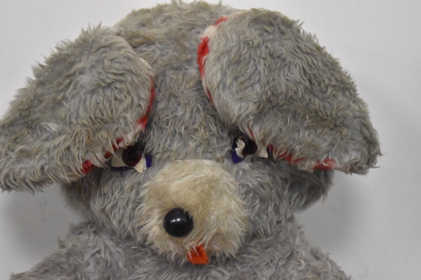 Vintage 1960s Lefray Large Plush Teddy Bear with Tongue Tagged 60cm