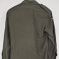 Vintage German Army Olive Moleskin Shirt - Military Surplus 38" Chest