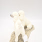 Vintage The Leonardo Collection Poodle Dog Duo Figurine – White, Elegant