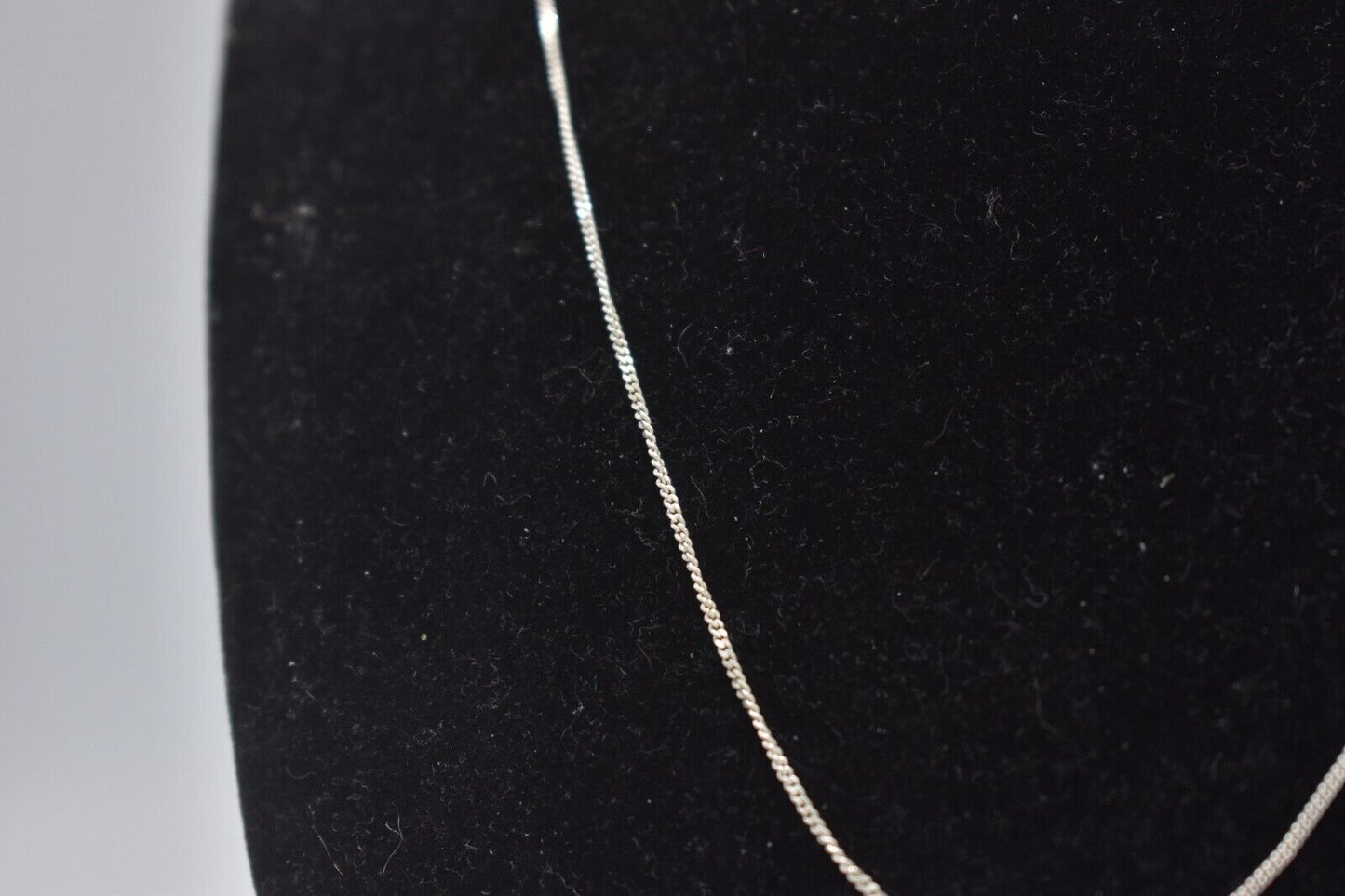 Vintage Sterling Silver 925 Figaro Chain Necklace – 38cm