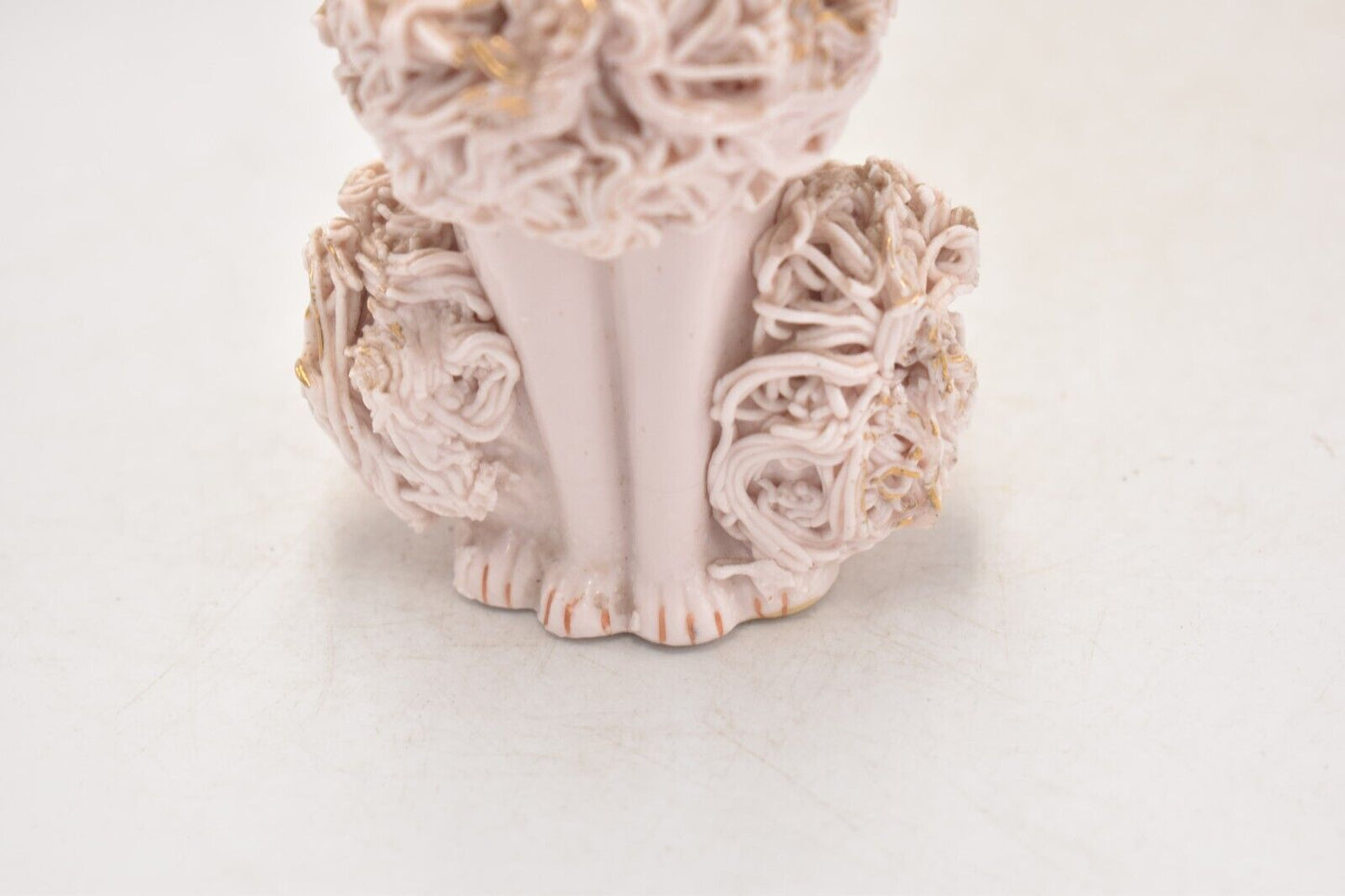 Vintage 1950s Pink Spaghetti Poodle Dog Hat Pin/Scissor Holder Figurine – Retro