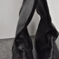 Original British Army Cavalry Tall Leather Black Boots Size 6 – Military Surplus