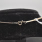 Vintage Sterling Silver 925 Herringbone Necklace 40cm