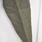 Swedish Army WWII Grey Wool Field Trousers 1940 Leather Straps Military Vintage