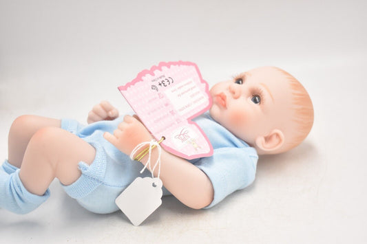 Vintage NPK Reborn Baby Boy Doll – Full Silicone Body, Anatomically Correct, 28cm