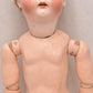 Antique Bruno Schmidt Large Bisque Head Doll 54cm Sleepy Blinking Eyes Vintage