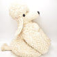 Vintage 1960's Sheep's Wool Poodle Dog Knitted Soft Plush Toy