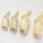 Vintage Calcite Family of Elephants Figurines - Set of 4 Statues Ornaments - 6cm