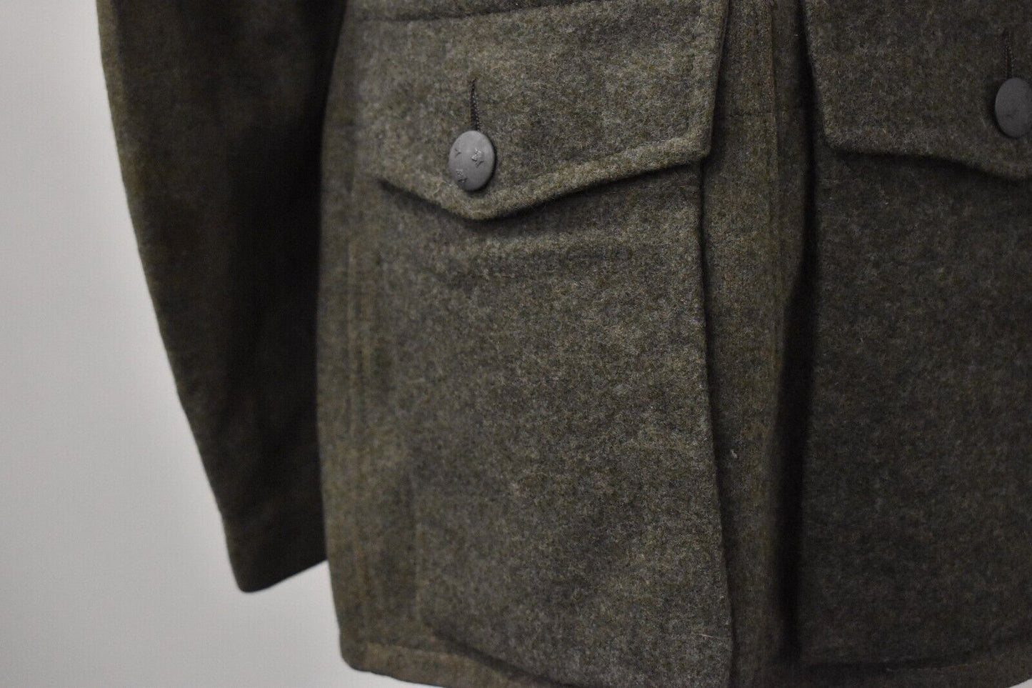 WWII Swedish Army 1942 Artillery Wool Tunic Jacket – 40" Chest